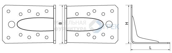 Крепёжный усиленный уголок (KUU)